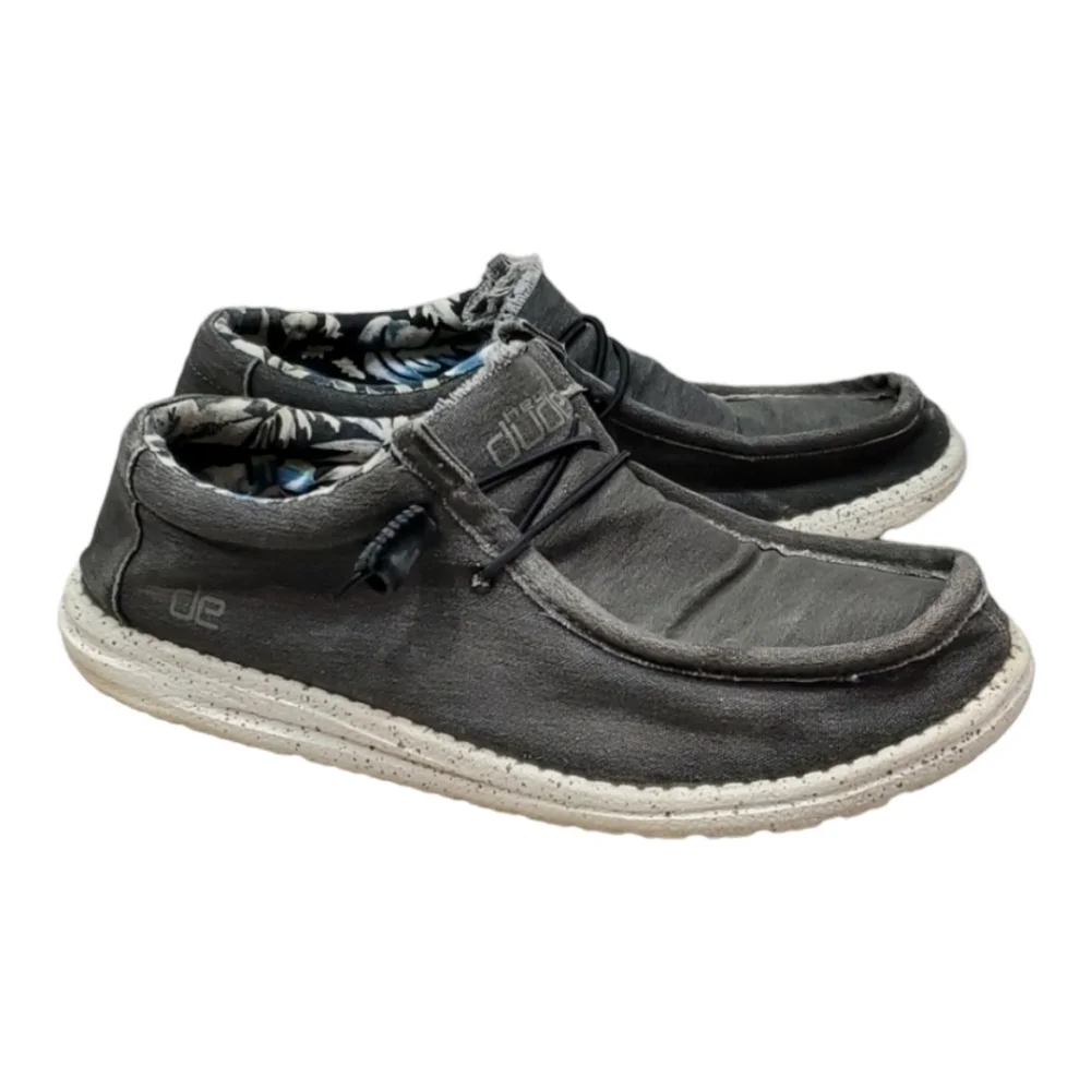 Hey Dude Mens Wally Stretch Loafer Slip On shoes sz 10